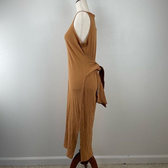 NWT Gibsonlook Sleeveless V-Neck Midi Dress Size L - Picture 3 of 8